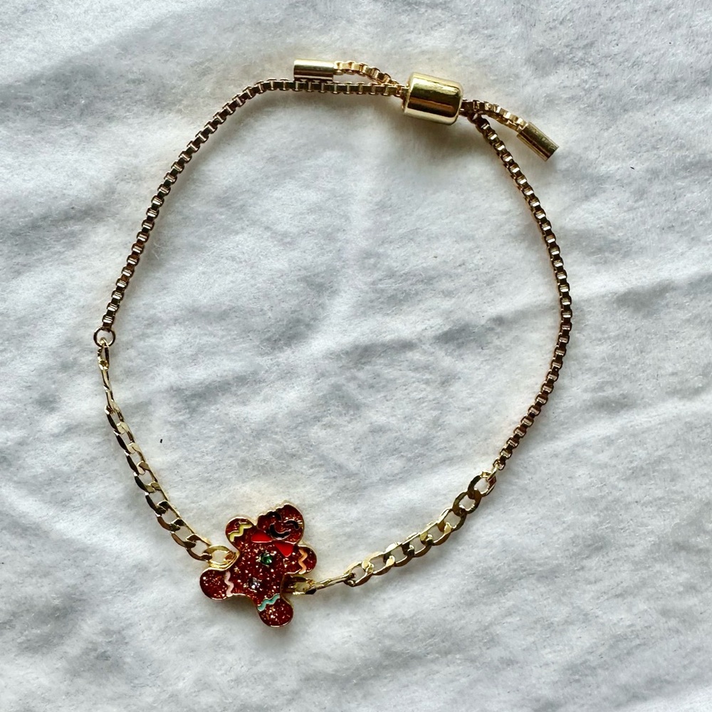 SugarFix | BaubleBar Tough Cookie Gingerbread Man Bracelet